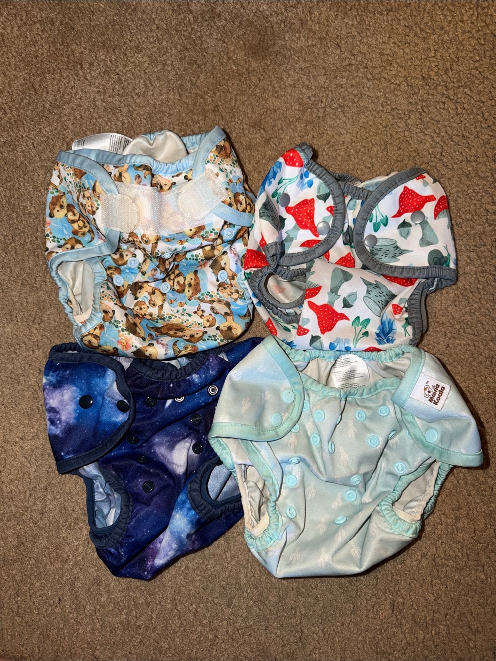 4 cloth diaper covers